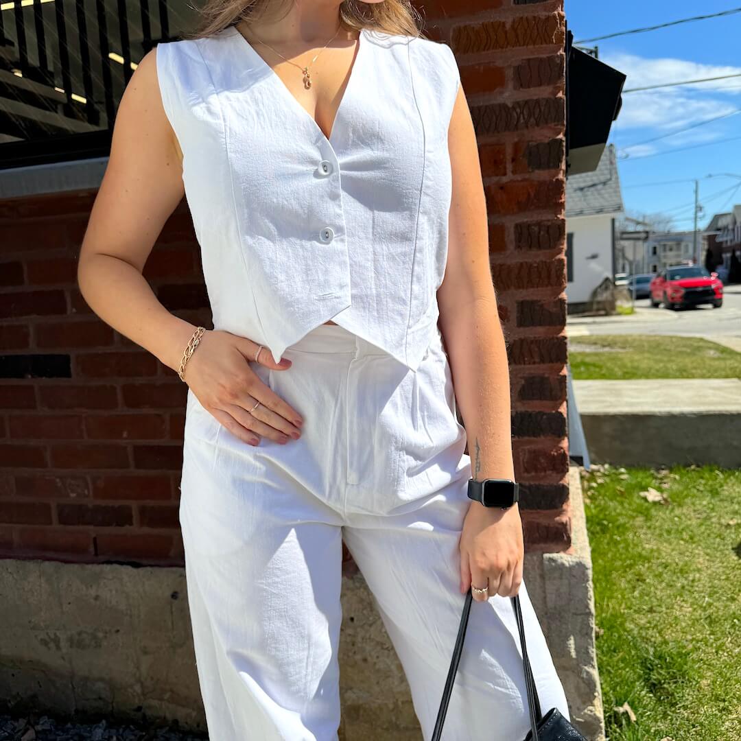 Heidi Linen Matching Set