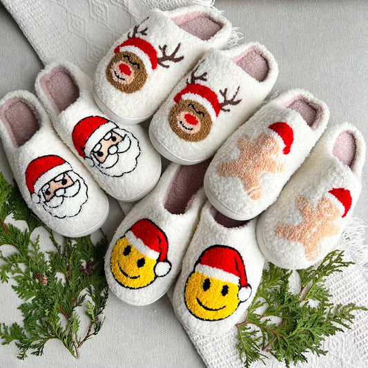 Joyful Christmas Slippers