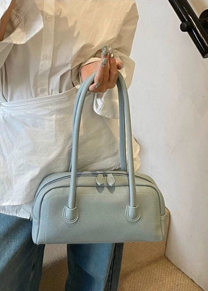 Amber Curve - Soft Yellow Shoulder Handbag