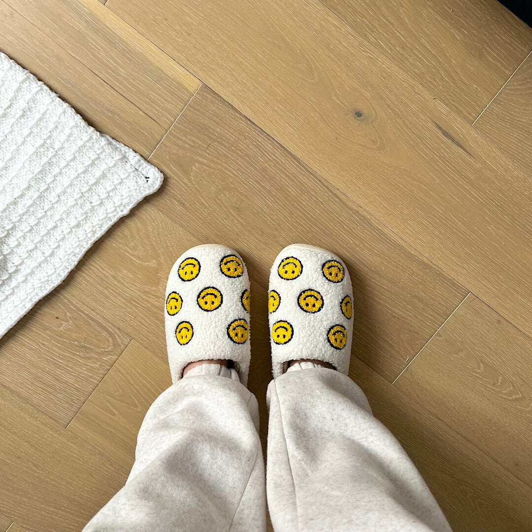 Mini Happy Face Slides Slippers