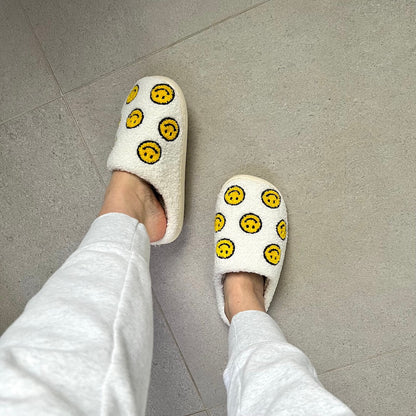 Mini Happy Face Slides Slippers