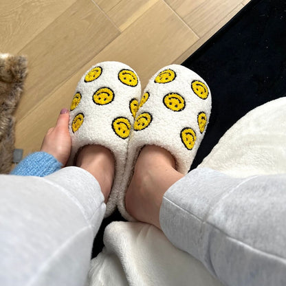 Mini Happy Face Slides Slippers