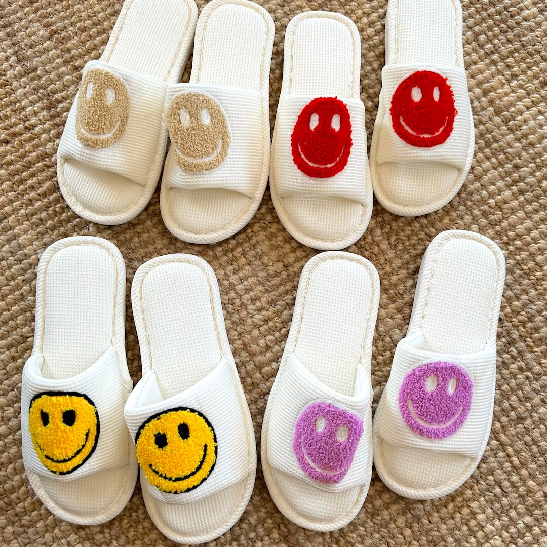 Happy Face Slides Sandals - Buy 1 Get 1 Free