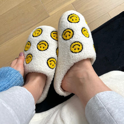 Mini Happy Face Slides Slippers