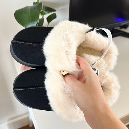 Cozy Plush Fur-Lined Slippers