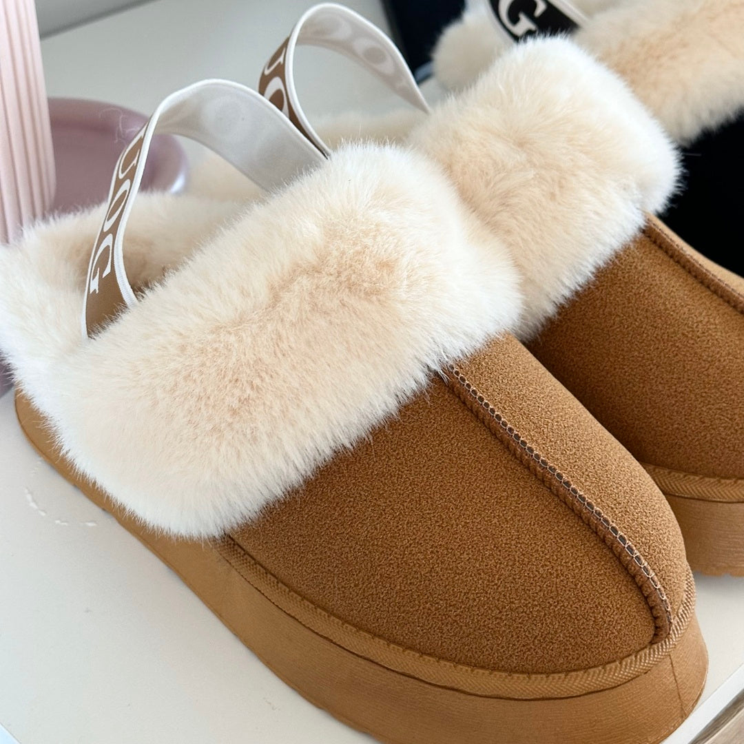 Cozy Plush Fur-Lined Slippers