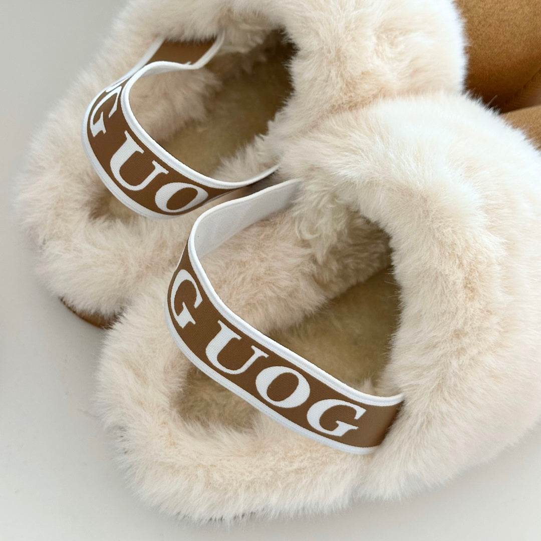 Cozy Plush Fur-Lined Slippers
