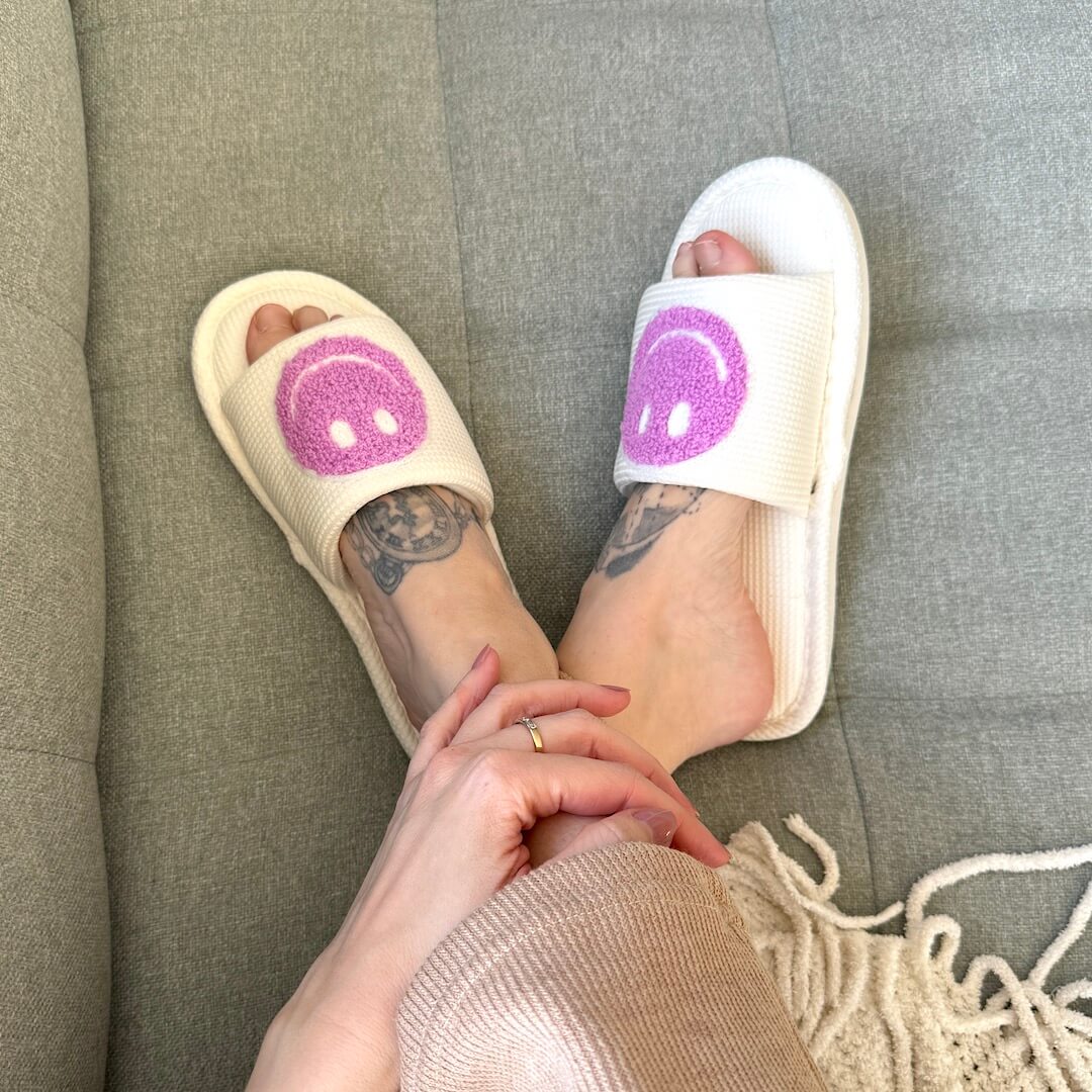 Happy Face Slides Sandals - Buy 1 Get 1 Free