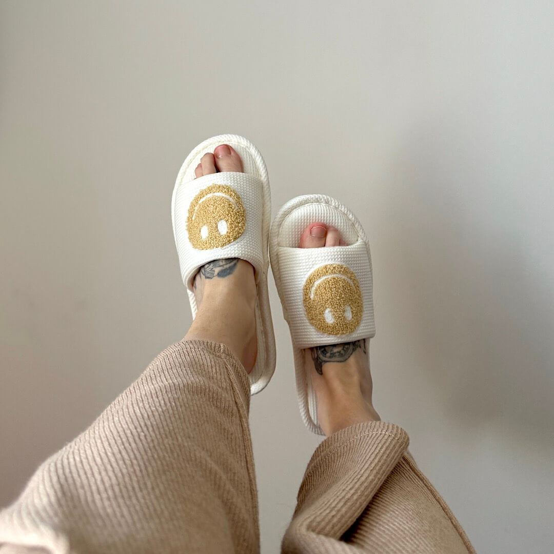 Happy Face Slides Sandals - Buy 1 Get 1 Free