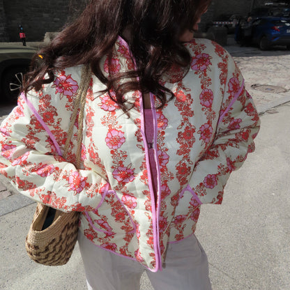 Sarah Floral Quilted Jacket