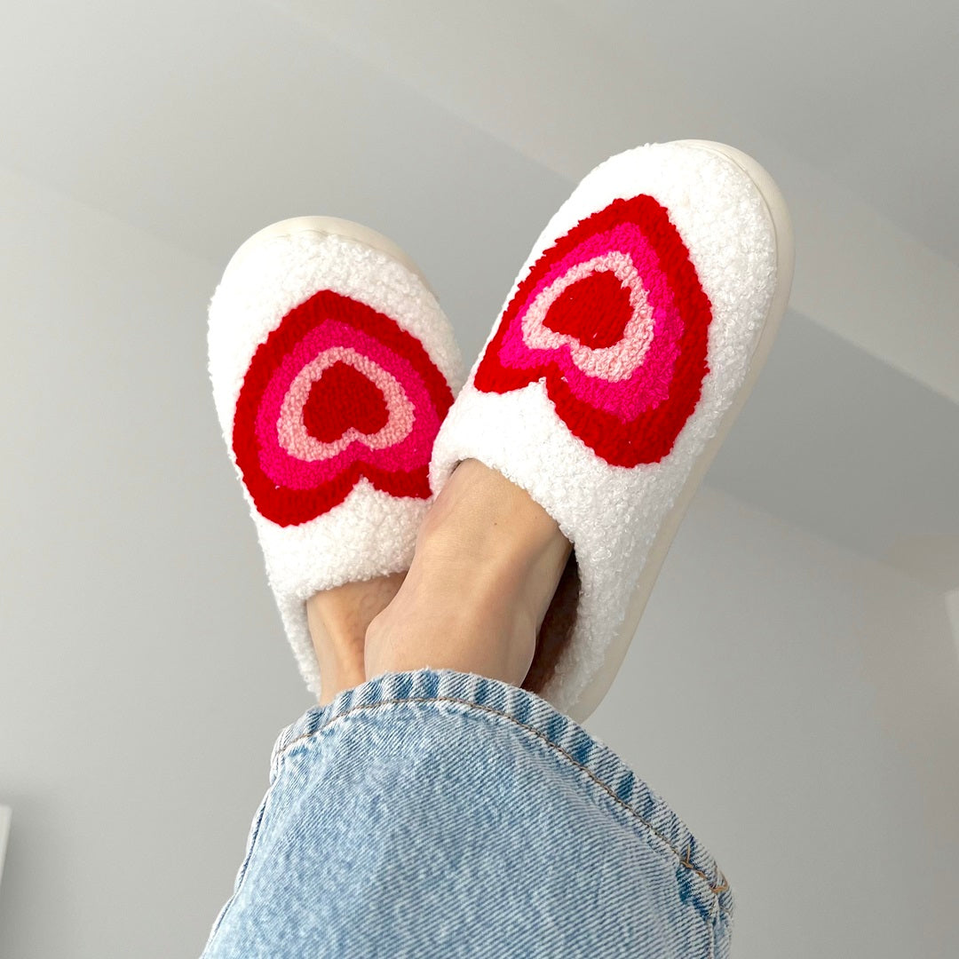 Sweetheart Retro Comfy Slippers