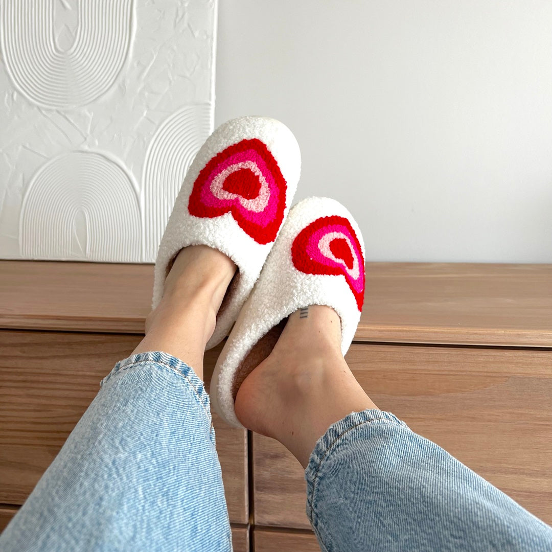 Sweetheart Retro Comfy Slippers