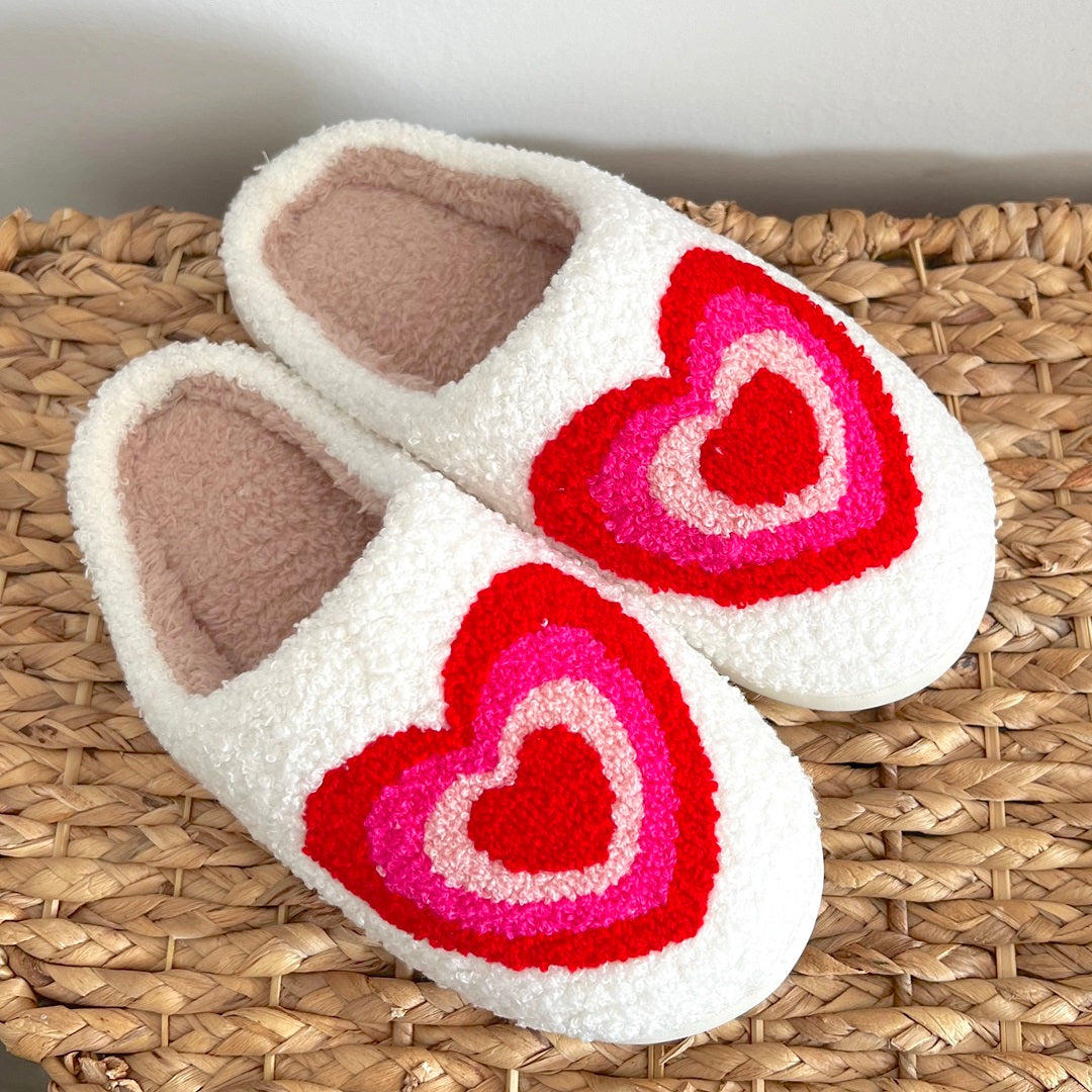 Sweetheart Retro Comfy Slippers