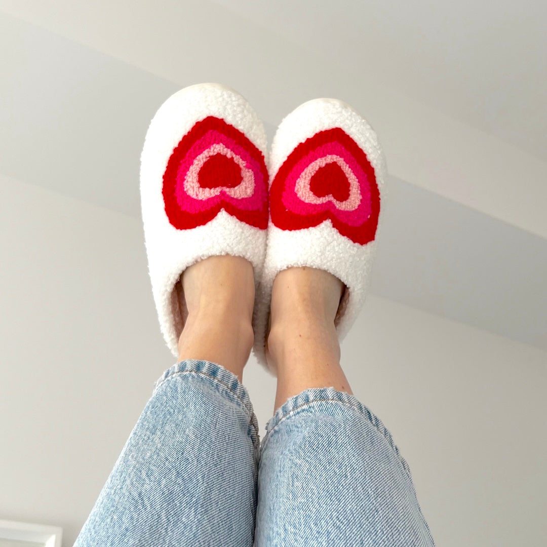 Sweetheart Retro Comfy Slippers