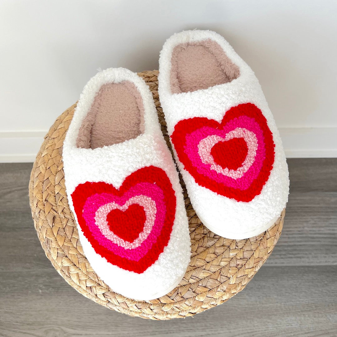 Sweetheart Retro Comfy Slippers