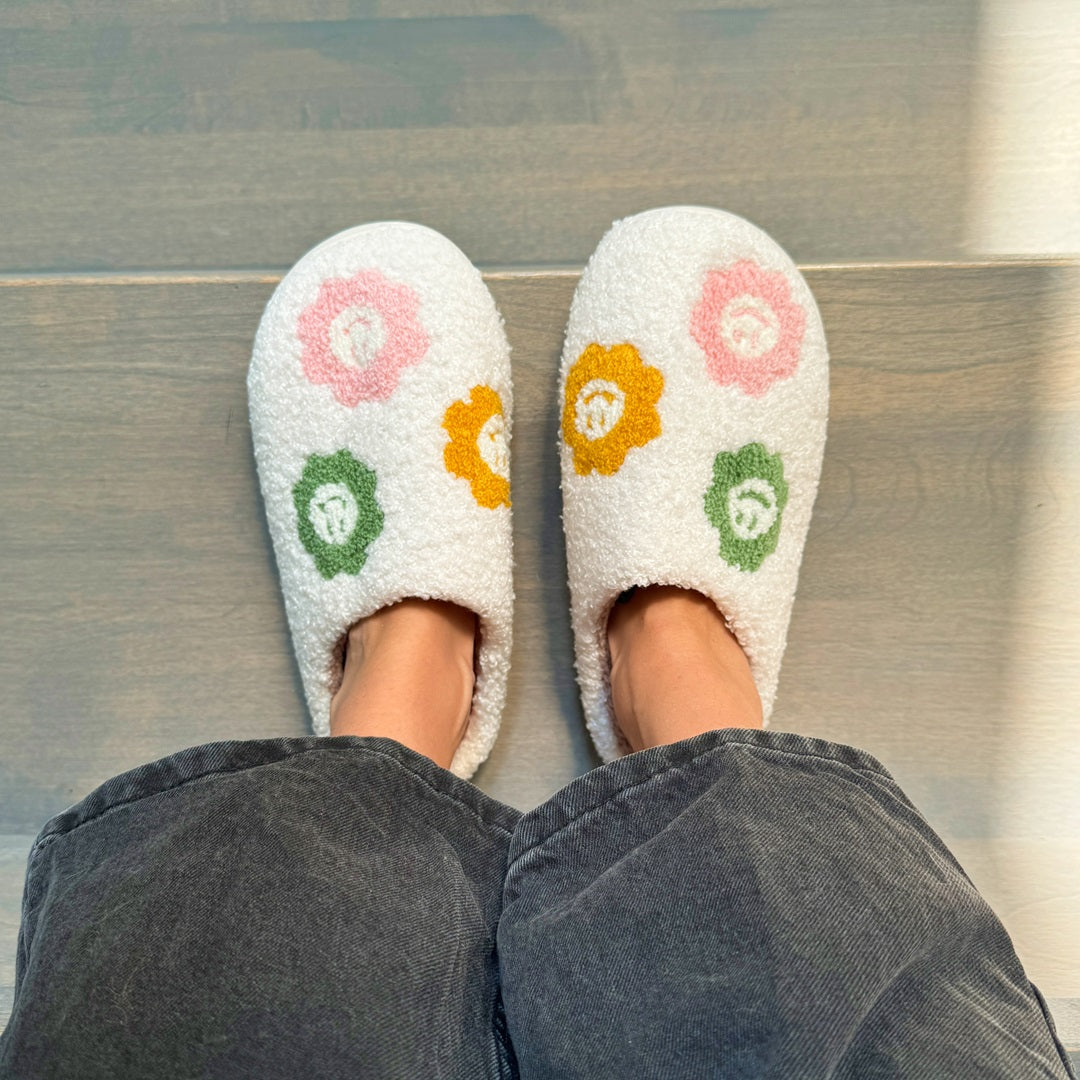 Happy Sunflower Slippers - Buy 1 Get 1 Free