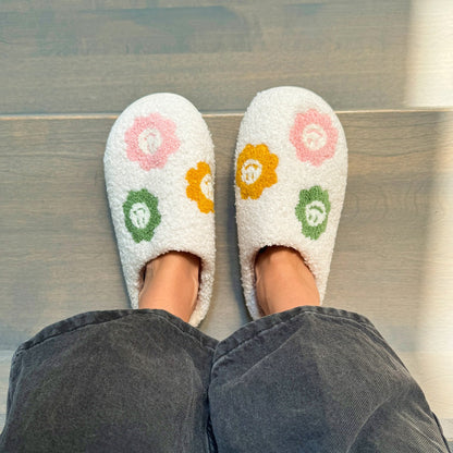 Happy Sunflower Slippers - Buy 1 Get 1 Free