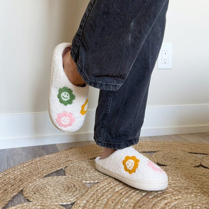 Happy Sunflower Slippers - Buy 1 Get 1 Free