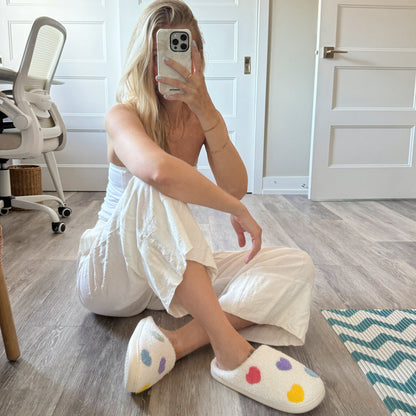 Zia Colorful Heart Slippers - BUY 1 GET 1 FREE