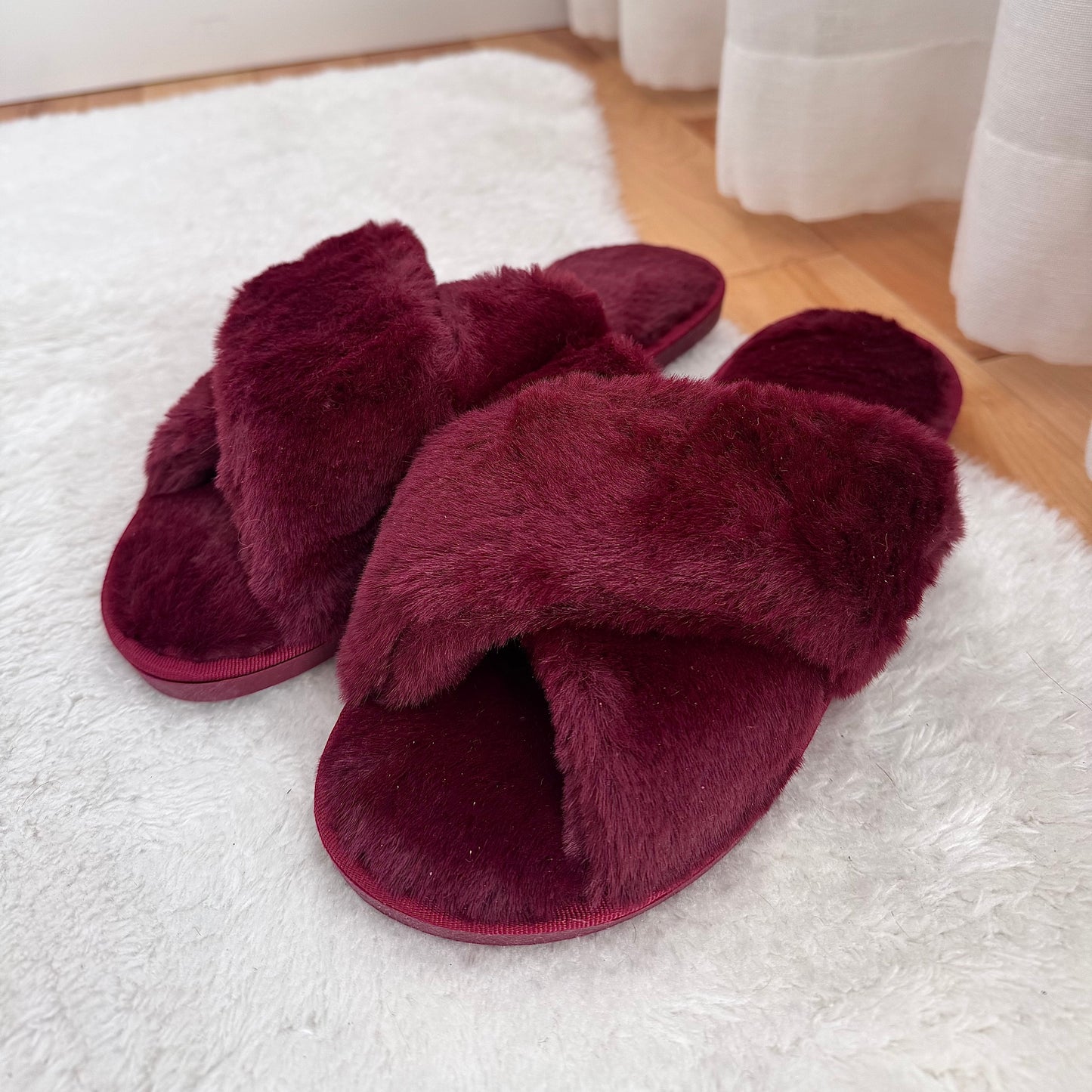Nordic Cozy Cross Band Slippers - Buy 1 Get 1 Free