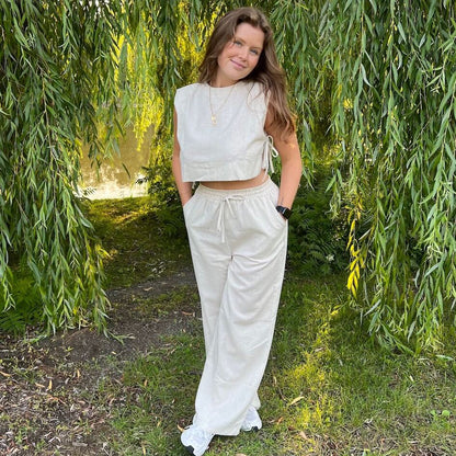 Millie 2 Pcs Women's Linen Matching Set