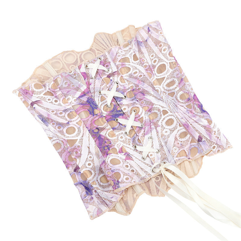 Maci | Lace Tie Corset Top