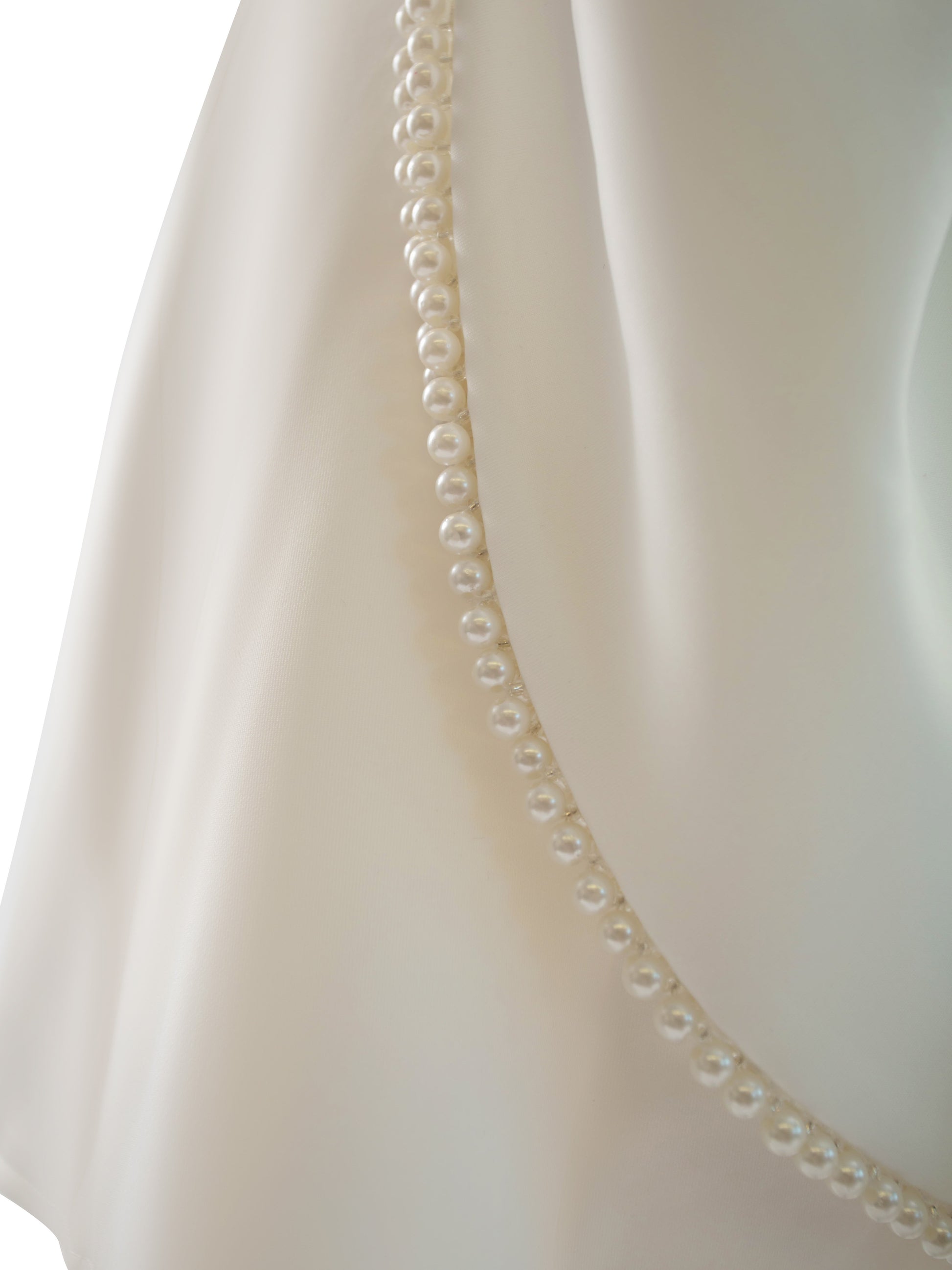 Party Dress Mini White Jewel Neck Pearls Sleeveless Backless Sexy Semi Formal Dress