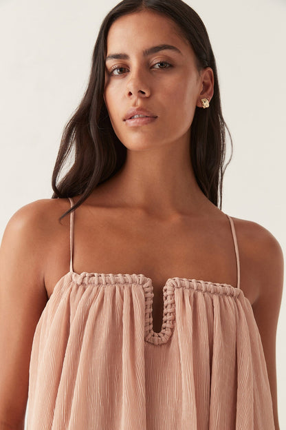 Sweetheart Backless Slip Midi Dress