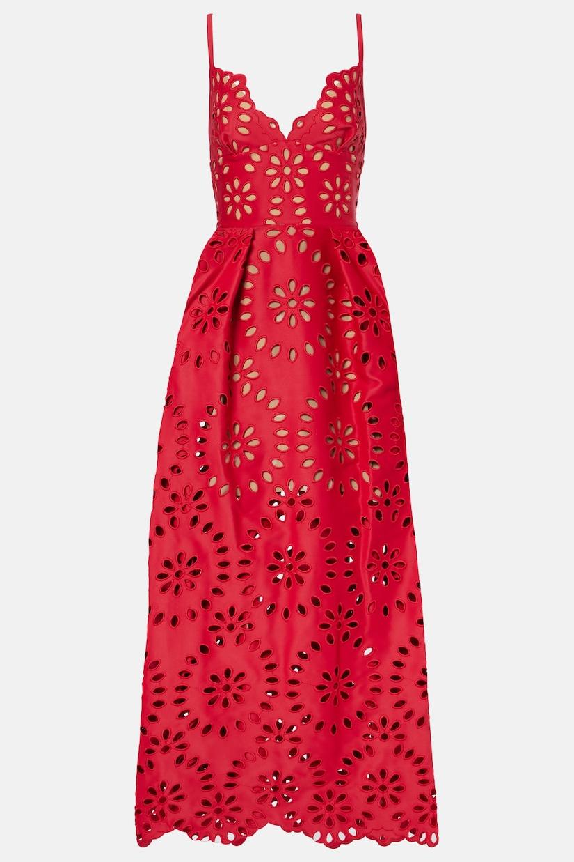 Lace Sweetheart Neckline Slip Maxi Dress