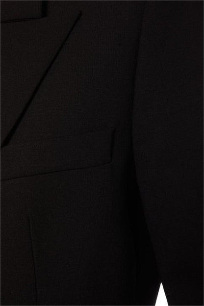 One-Button Long Sleeve Lounge Coat