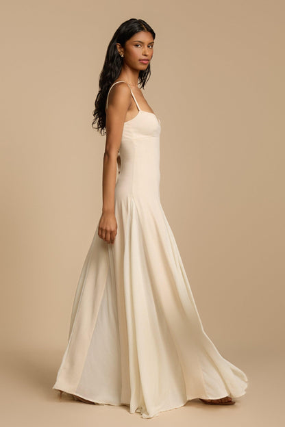 Solid Jersey Sleeveless Maxi Dress