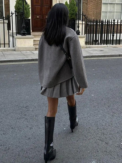 Bianca | Classic Chic Double-Breasted Coat for Women