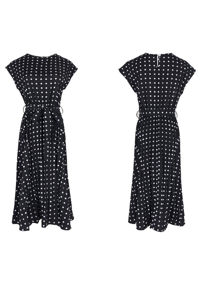 Polka Dot Cap Sleeve Dress