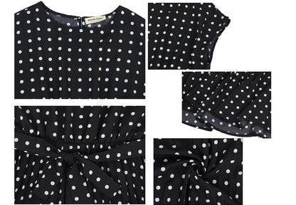 Polka Dot Cap Sleeve Dress