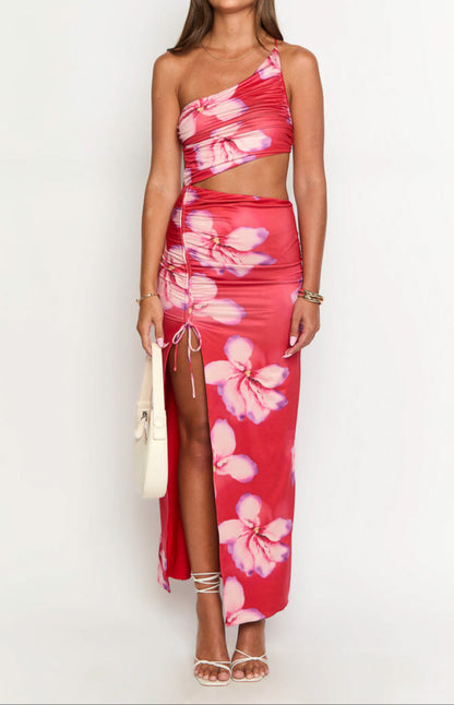 Sofía Red Crimson Paradise Maxi Dress