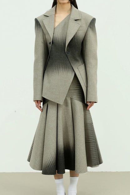 Juliana Printing Quilted Skirt