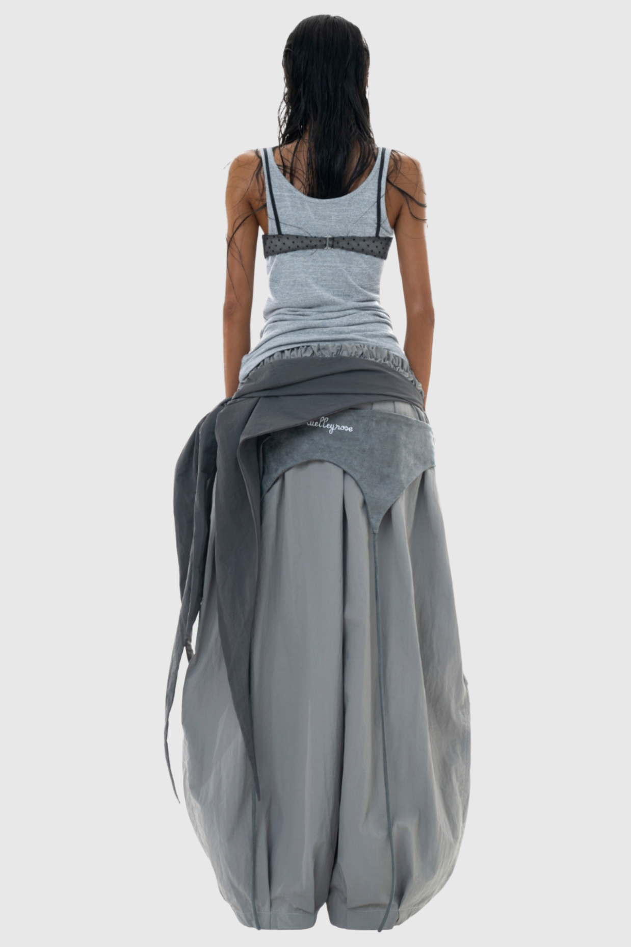 Petroski Deconstruct Parachute Pants - Grey