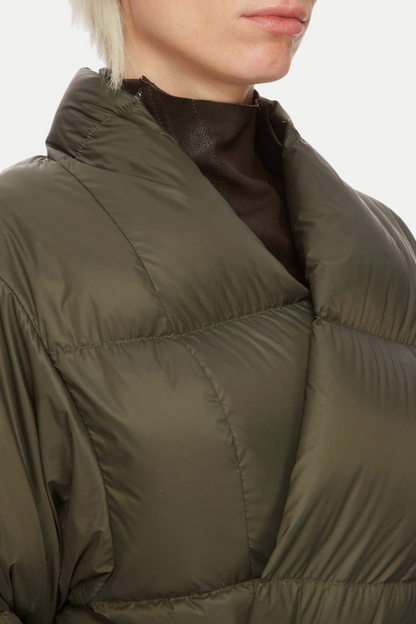 Juno Belted Batwing Jacket - Green