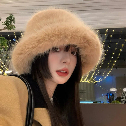 Kaari Faux Fur Bucket Hat
