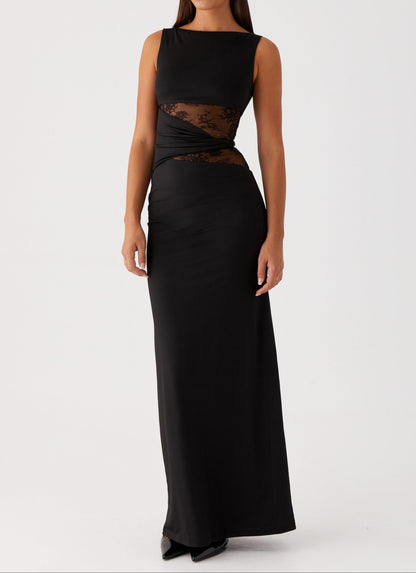 Delfina Maxi Dress - Black