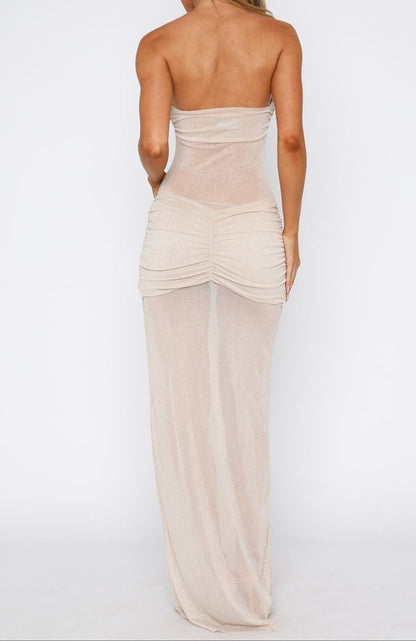 Triana Maxi Dress Champagne