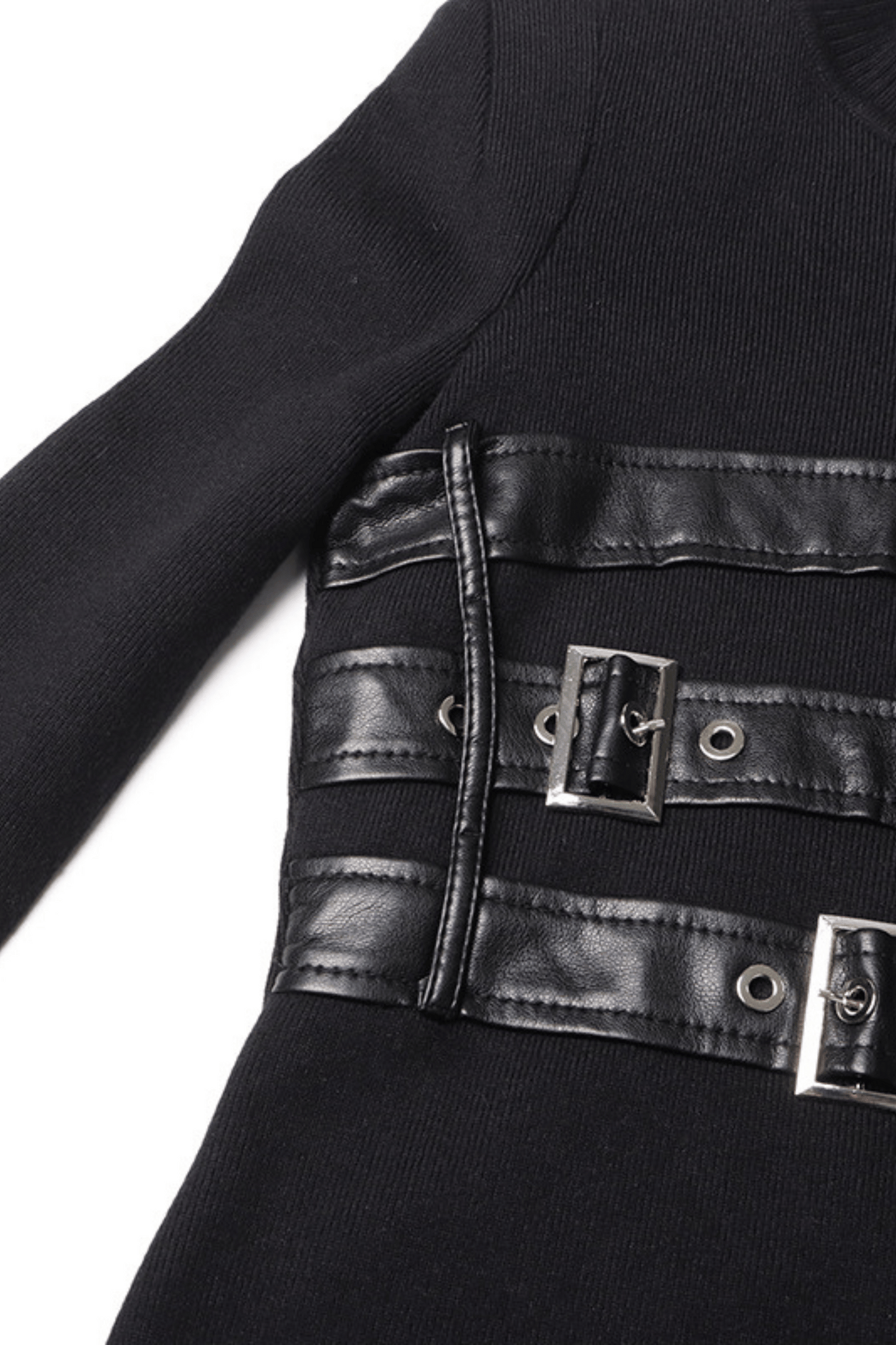 Kulic Buckle Embellished Knit Maxi Dress