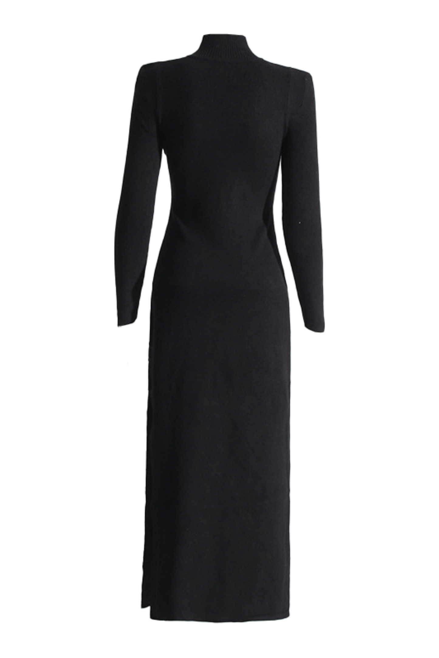 Kulic Buckle Embellished Knit Maxi Dress