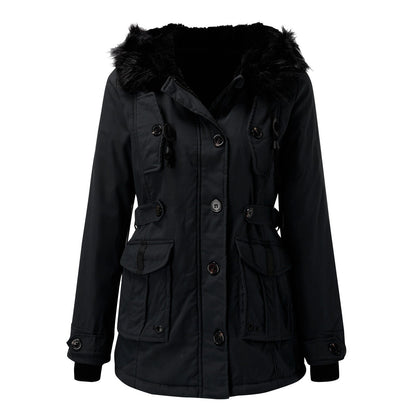 | Women's Warm Hooded Winter Coat
