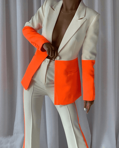 Nadia Blazer + Pants Suit