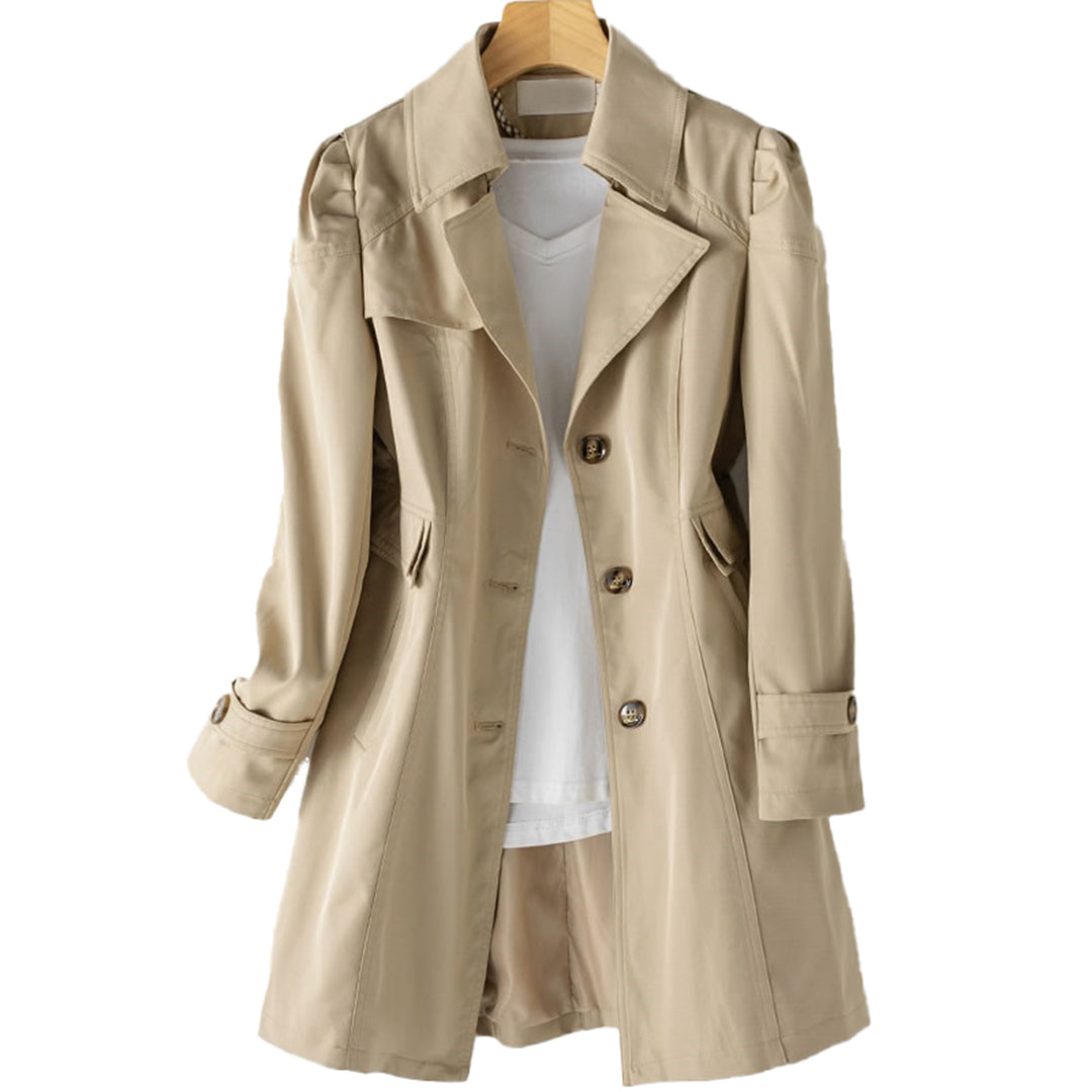 | Women’s Classic Double-Breasted Trench Coat