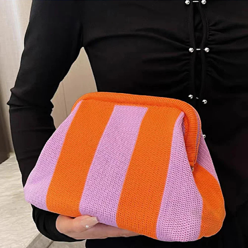 Crochet Clutch Woven Beach Wristlet