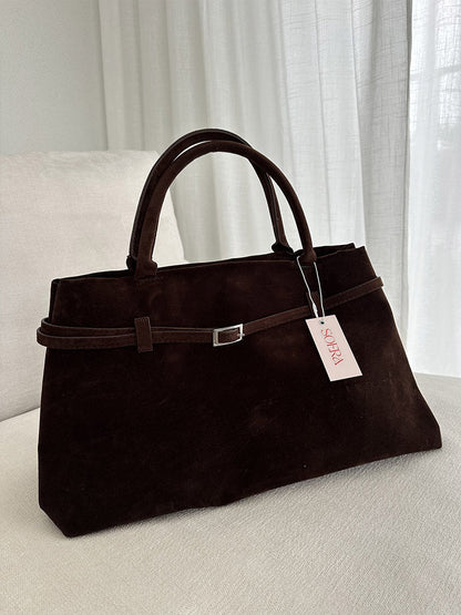 Ladies Handbag Suede