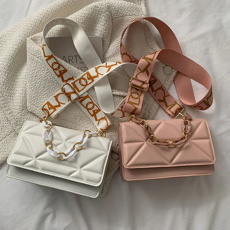 Large Capacity PU Leather Casual Crossbody