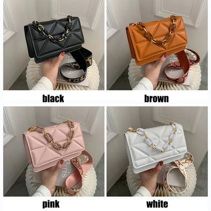 Large Capacity PU Leather Casual Crossbody